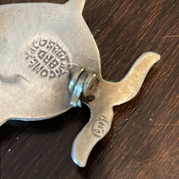 Taxco Mexico 925 Fish Brooch - Picture 3 of 5